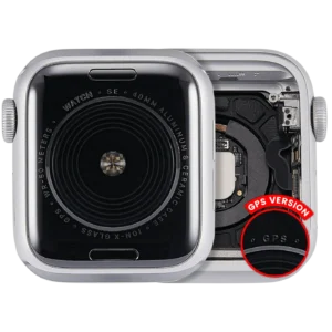 Housing Assembly Compatible For Watch Series SE 1st (40MM) (Used OEM Pull: Grade A) (GPS Version) (Aluminum / Silver)