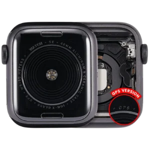 Housing Assembly Compatible For Watch Series SE 1st (40MM) (Used OEM Pull: Grade A) (GPS Version) (Aluminum / Space Black)