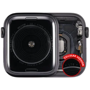 Housing Assembly Compatible For Watch Series SE 1st (44MM) (Used OEM Pull: Grade A) (Cellular Version) (Aluminum / Space Black)