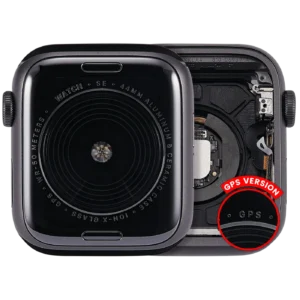 Housing Assembly Compatible For Watch Series SE 1st (44MM) (Used OEM Pull: Grade A) (GPS Version) (Aluminum / Space Black)