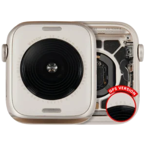 Housing Assembly Compatible For Watch Series SE 2nd (44MM) (Used OEM Pull: Grade A) (GPS Version) (Aluminum / Starlight)