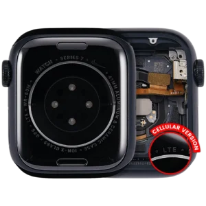 Housing Assembly Compatible For Watch Series 7 (41MM) (Used OEM Pull: Grade A) (Cellular Version) (Aluminum / Space Black)