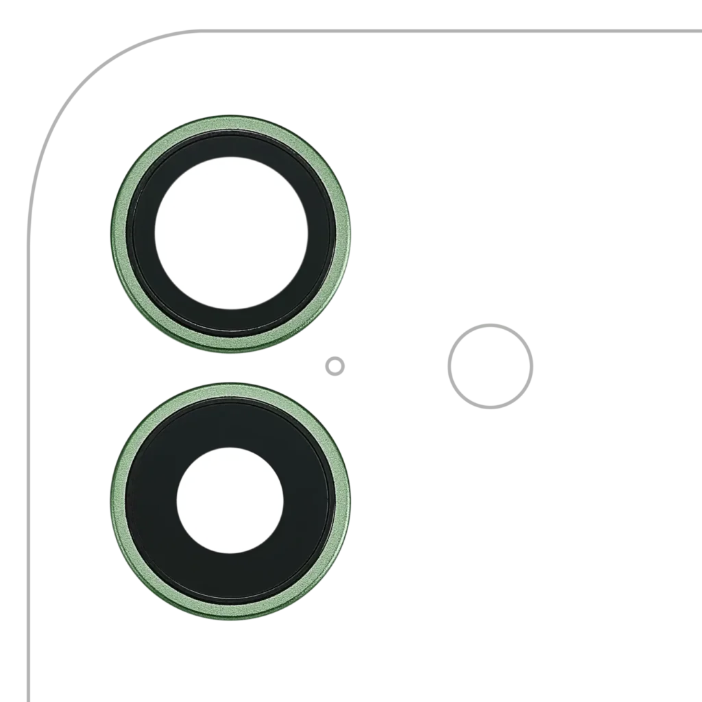 Back Camera Lens With Bracket & Bezel For iPhone 17 (Sage) (Premium)