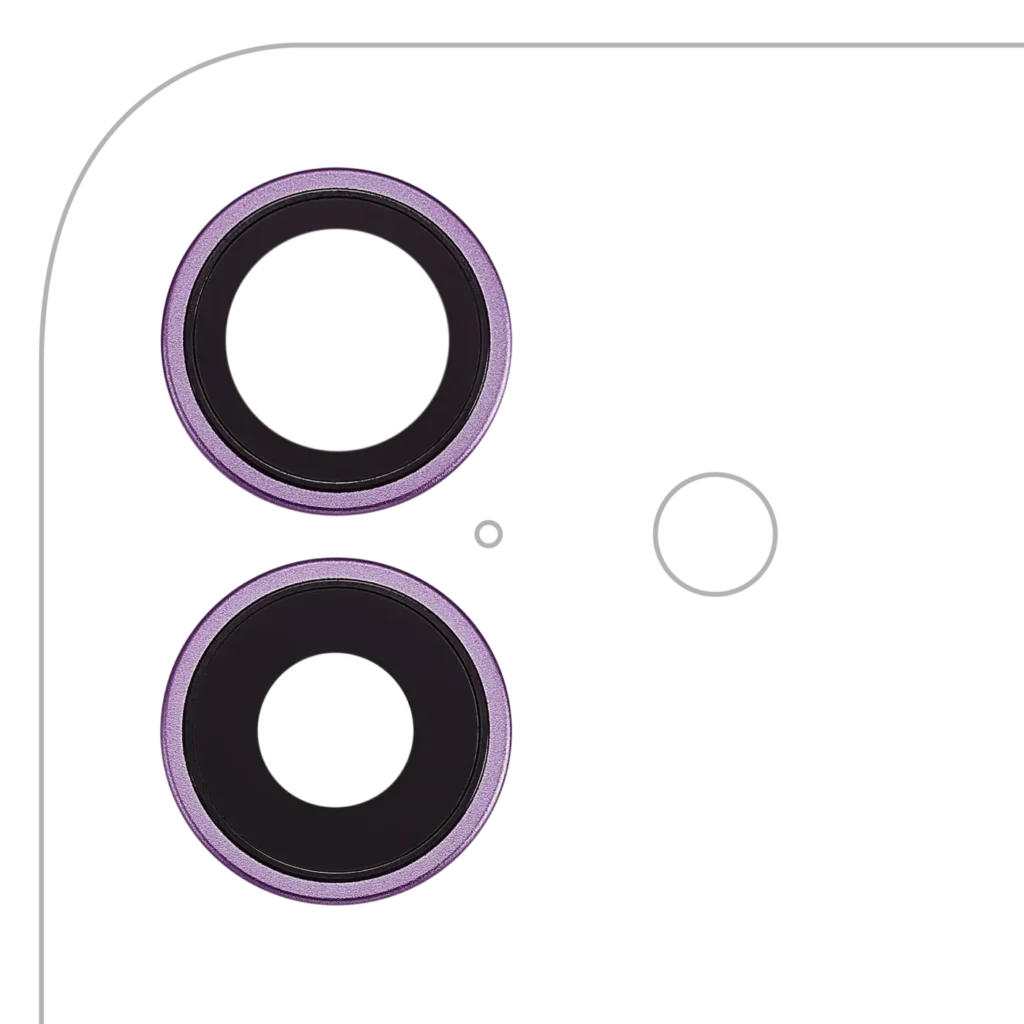 Back Camera Lens With Bracket & Bezel For iPhone 17 (Purple) (Premium)
