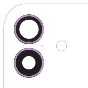 Back Camera Lens With Bracket & Bezel For iPhone 17 (Purple) (Premium)