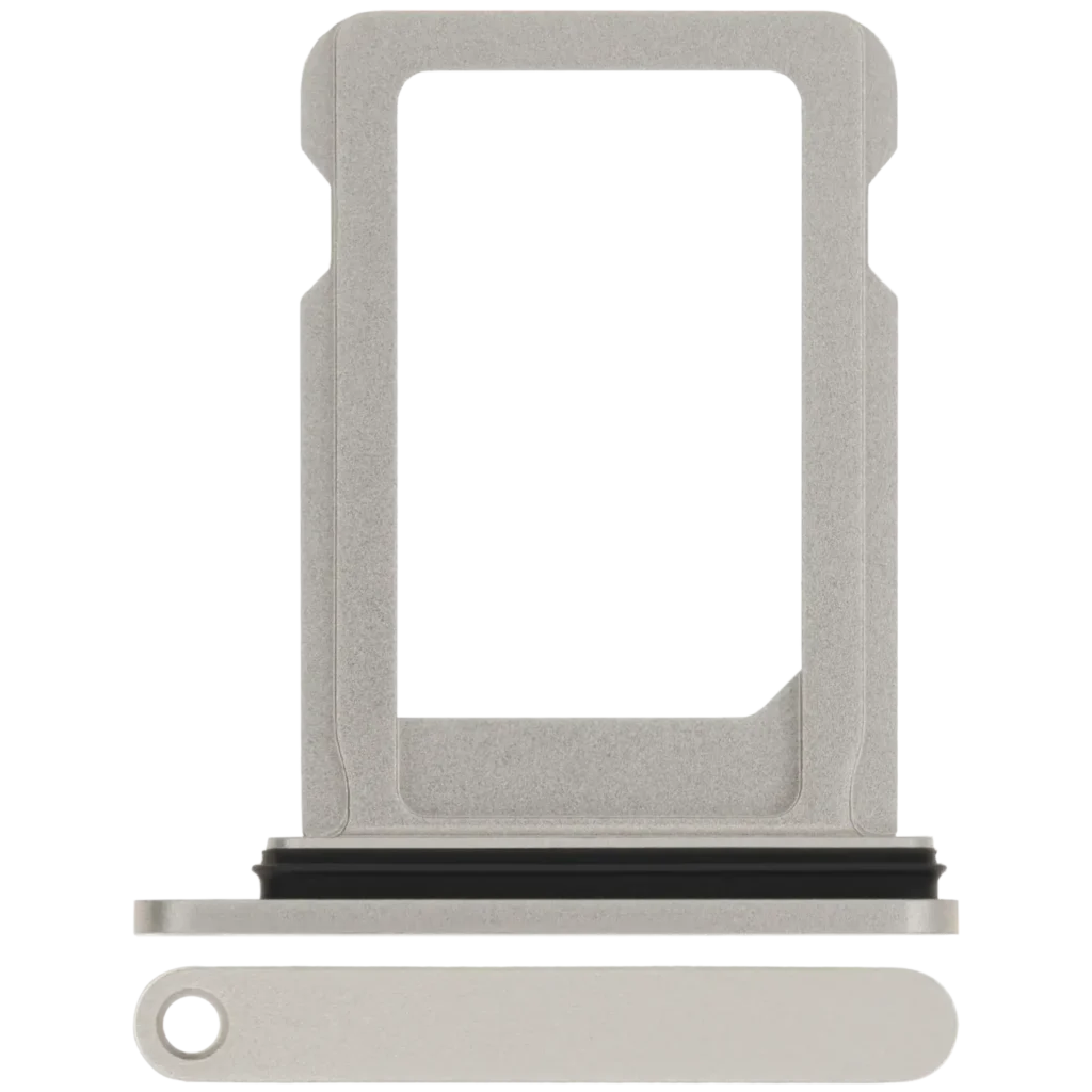 Single Sim Card Tray For iPhone 12 Mini / 13 Mini (White)