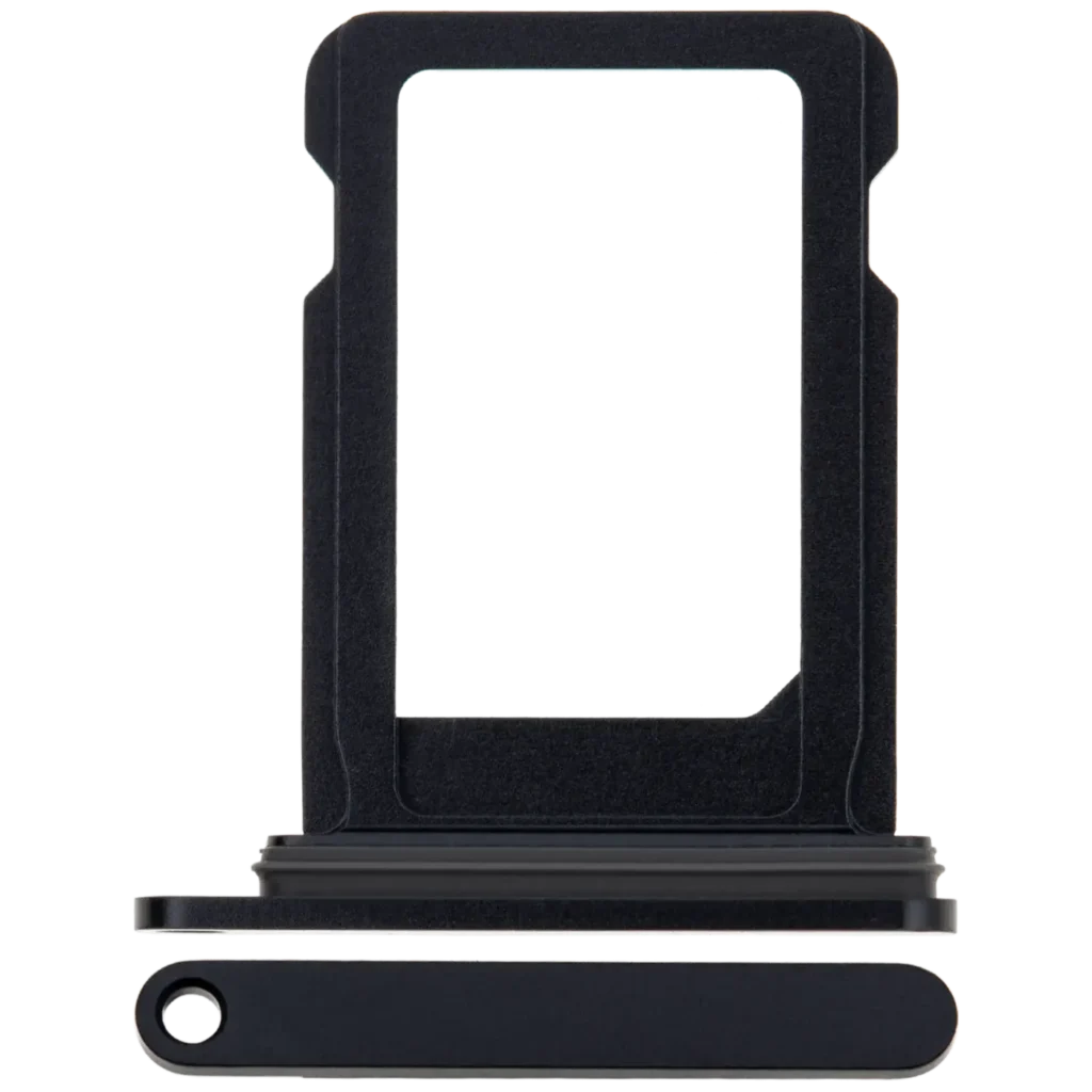 Single Sim Card Tray For iPhone 12 Mini (Black)