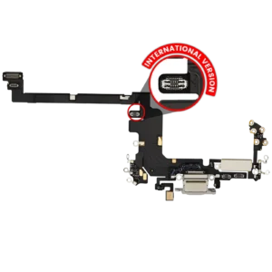 Charging Port Flex Cable for iPhone 17 Pro (Premium) (International Version) (Silver)