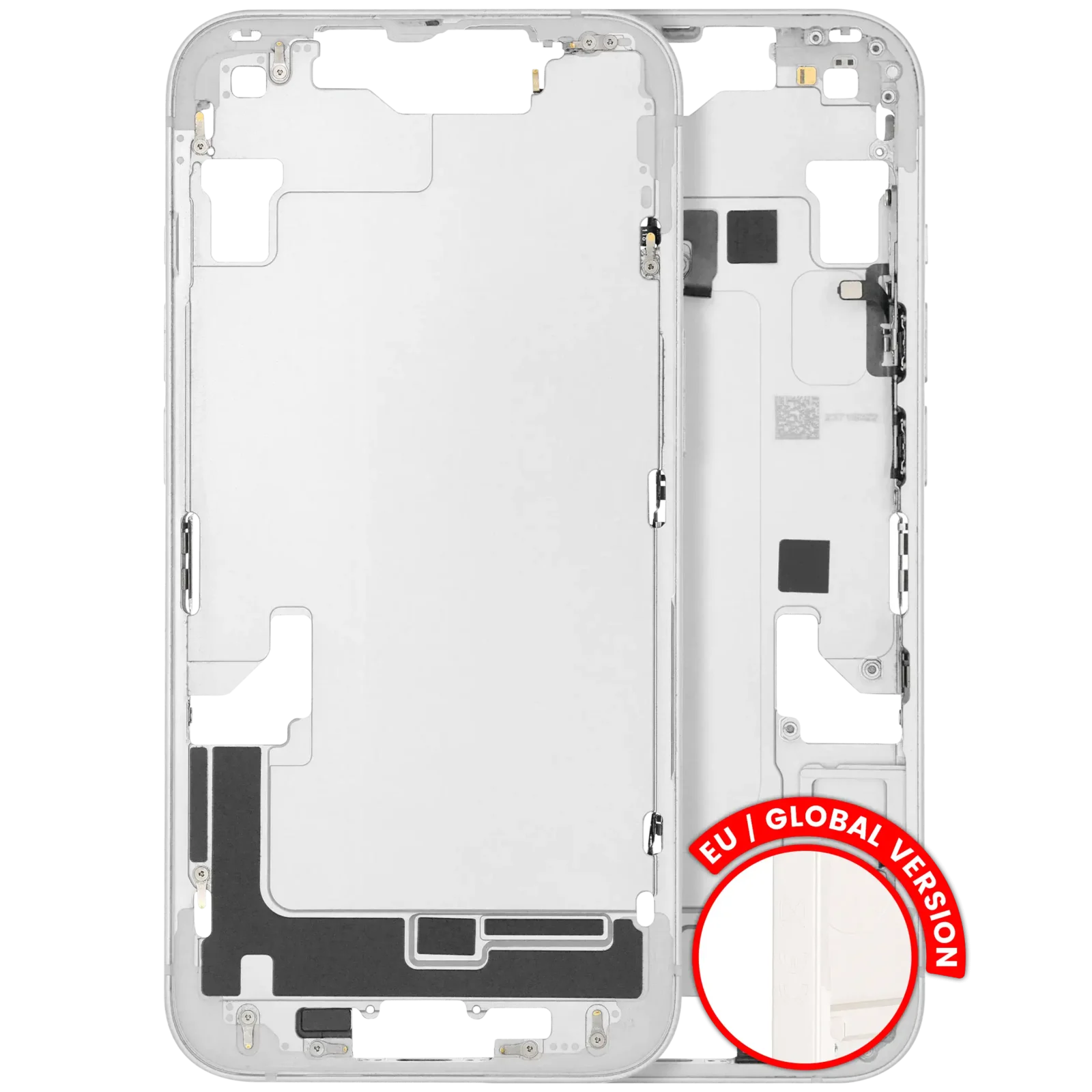 Mid-Frame Housing W/ Small Parts For iPhone 14 (EU / Global Version) (Used OEM Pull: Grade A) (Starlight)