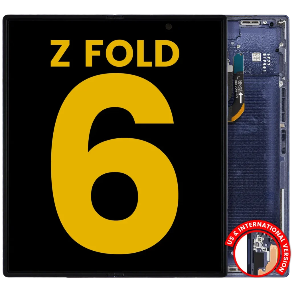 Inner OLED Assembly With Frame For Samsung Galaxy Z Fold 6 5G (US & International) (Refurbished) (Navy)
