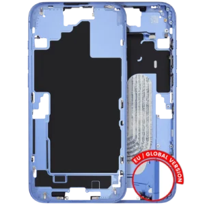 Mid-Frame Housing W/ Small Parts For iPhone 16 Plus (EU / Global Version) (Used OEM Pull: Grade B) (Ultramarine)