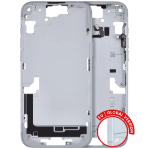 Mid-Frame Housing W/ Small Parts For iPhone 15 Plus (EU / Global Version) (Used OEM Pull: Grade C) (Blue)