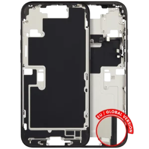 Mid-Frame Housing W/ Small Parts For iPhone 16 Pro Max (EU / Global Version) (Used OEM Pull: Grade A) (Black Titanium)