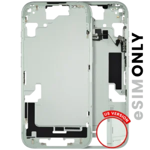 Mid-Frame Housing W/ Small Parts For iPhone 15 (US Version) (Used OEM Pull: Grade C) (Green)