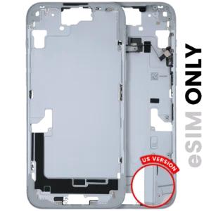 Mid-Frame Housing W/ Small Parts For iPhone 15 Plus (US Version) (Used OEM Pull: Grade C) (Blue)