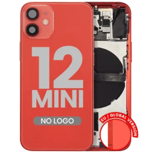 Back Housing W/ Small Parts For iPhone 12 Mini (EU / Global Version) (Aftermarket Plus) (Red)