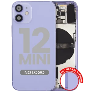 Back Housing W/ Small Parts For iPhone 12 Mini (EU / Global Version) (Aftermarket Plus) (Purple)