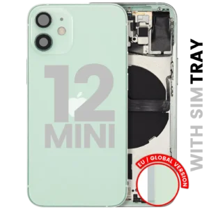 Back Housing W/ Small Parts For iPhone 12 Mini (EU / Global Version) (Used OEM Pull: Grade B) (Green)