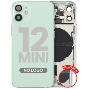 Back Housing W/ Small Parts For iPhone 12 Mini (US Version) (Aftermarket Plus) (Green)