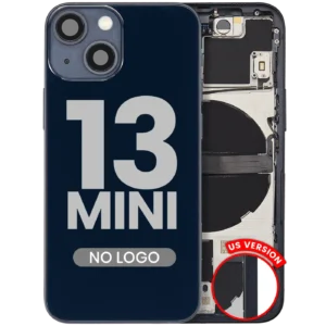 Back Housing W/ Small Parts For iPhone 13 Mini (US Version) (Aftermarket Plus) (Midnight)