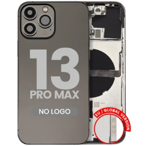 Back Housing W/ Small Parts For iPhone 13 Pro Max (EU / Global Version) (Aftermarket Plus) (Graphite)