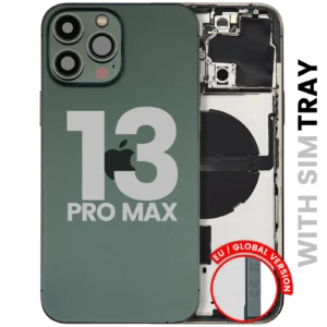 Back Housing W/ Small Parts For iPhone 13 Pro Max (EU / Global Version) (Used OEM Pull: Grade B) (Alpine Green)