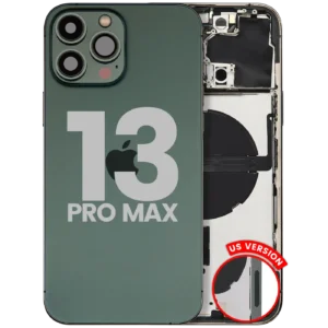 Back Housing W/ Small Parts For iPhone 13 Pro Max (US Version) (Used OEM Pull: Grade B) (Alpine Green)