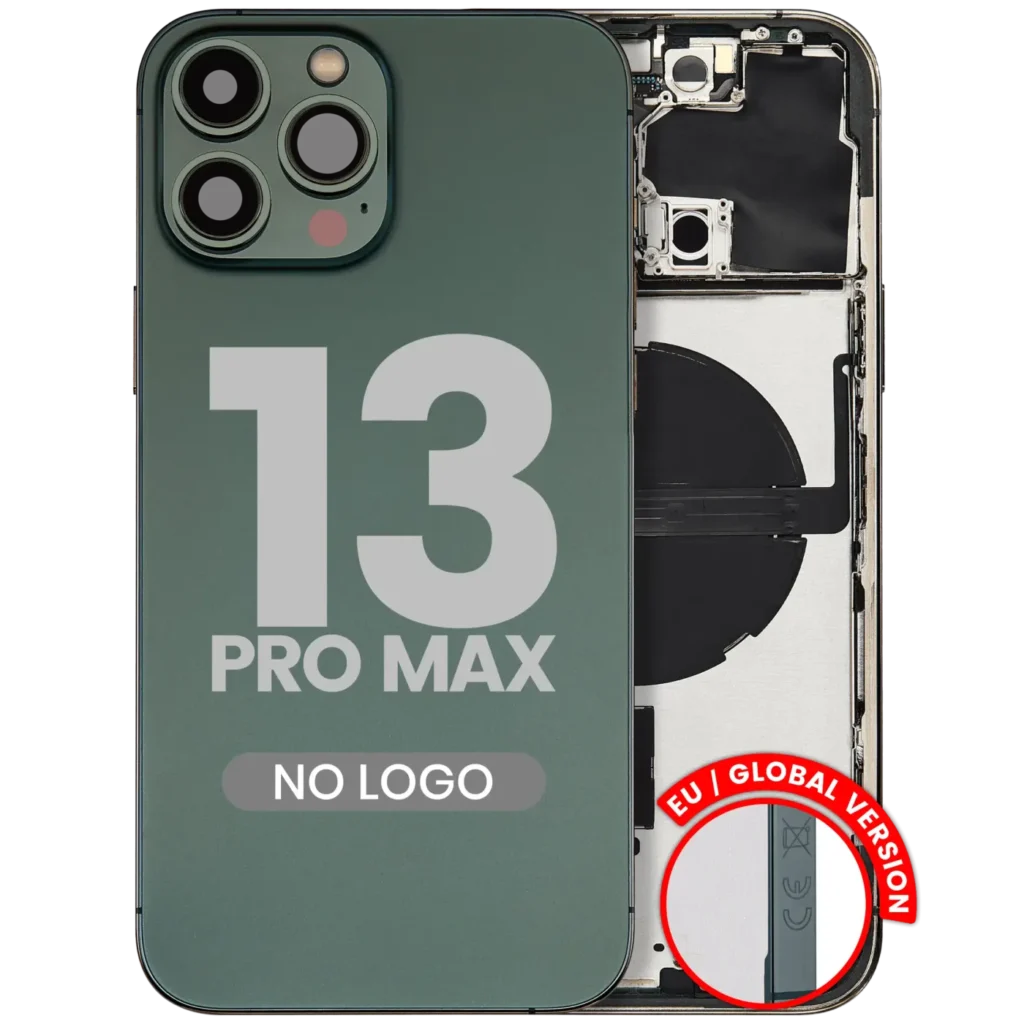 Back Housing W/ Small Parts For iPhone 13 Pro Max (EU / Global Version) (Aftermarket Plus) (Alpine Green)