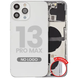 Back Housing W/ Small Parts For iPhone 13 Pro Max (US Version) (Aftermarket Plus) (Silver)