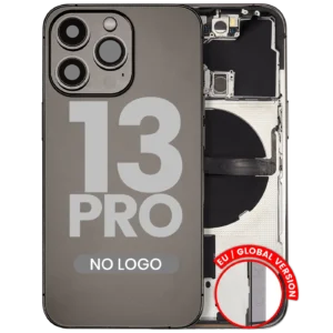 Back Housing W/ Small Parts For iPhone 13 Pro (EU / Global Version) (Aftermarket Plus) (Graphite)