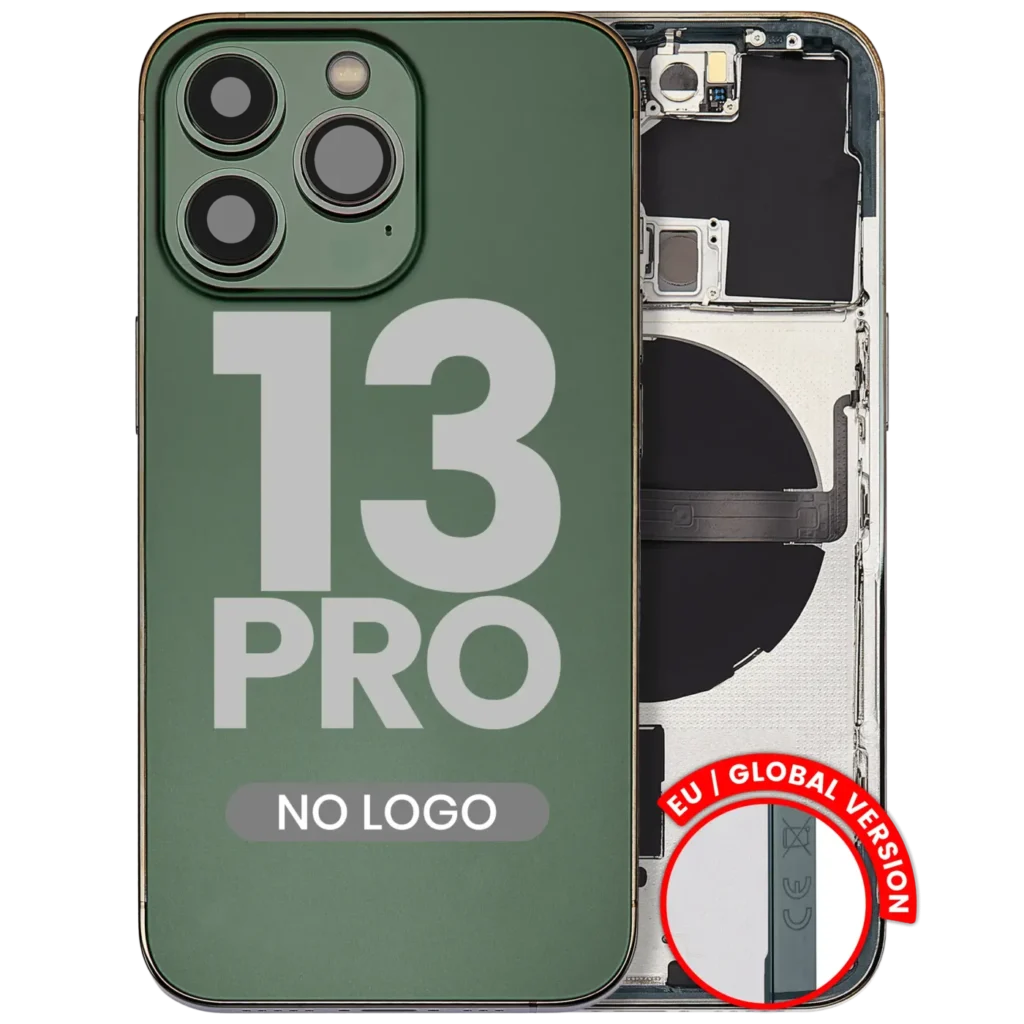 Back Housing W/ Small Parts For iPhone 13 Pro (EU / Global Version) (Aftermarket Plus) (Alpine Green)