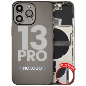 Back Housing W/ Small Parts For iPhone 13 Pro (US Version) (Aftermarket Plus) (Graphite)