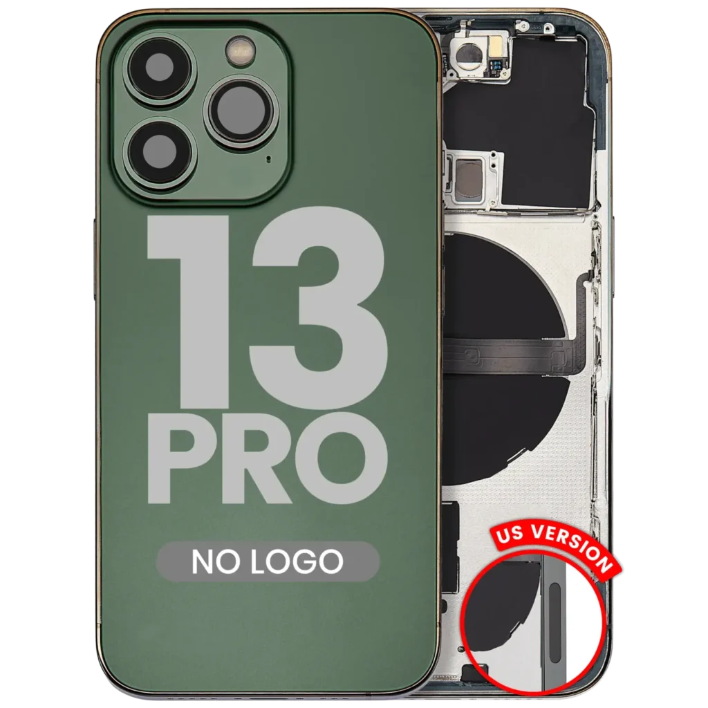 Back Housing W/ Small Parts For iPhone 13 Pro (US Version) (Aftermarket Plus) (Alpine Green)