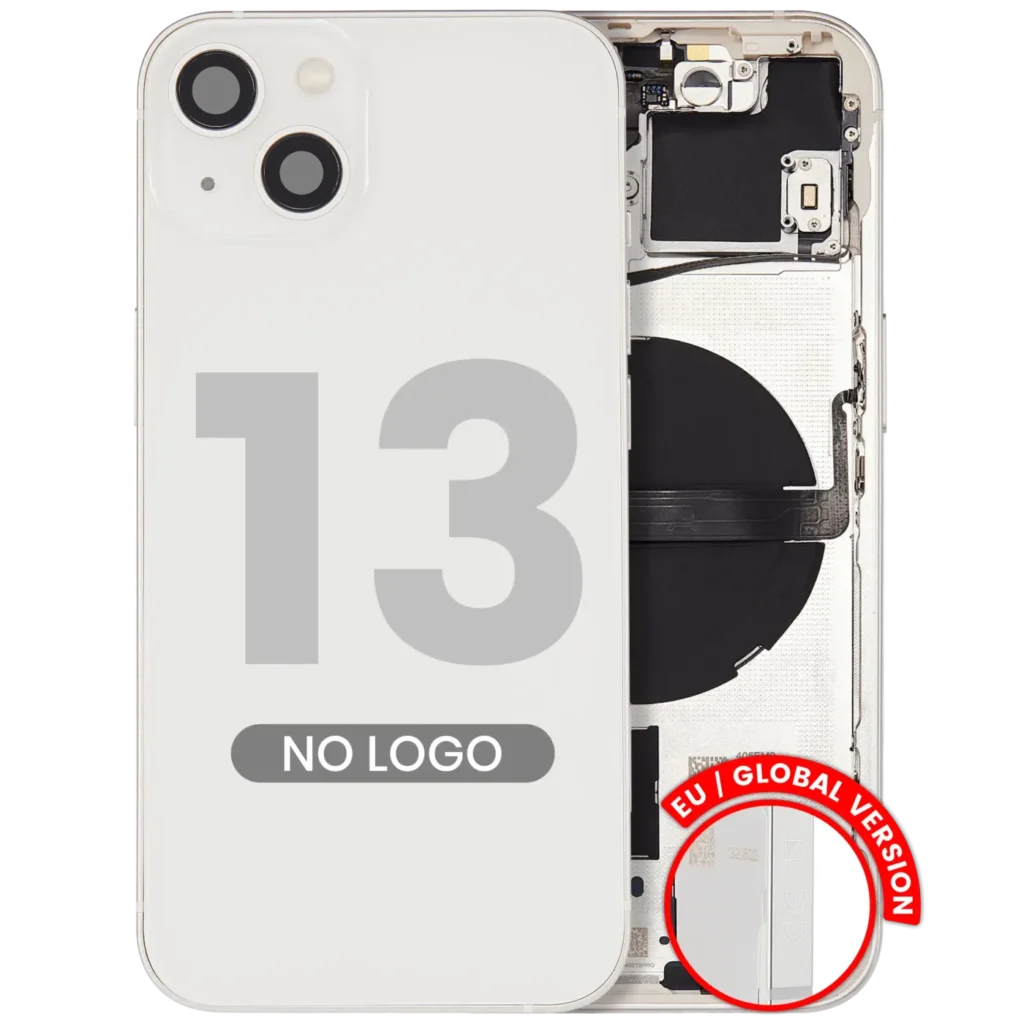 Back Housing W/ Small Parts For iPhone 13 (EU / Global Version) (Aftermarket Plus) (Starlight)