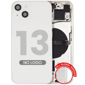 Back Housing W/ Small Parts For iPhone 13 (EU / Global Version) (Aftermarket Plus) (Starlight)