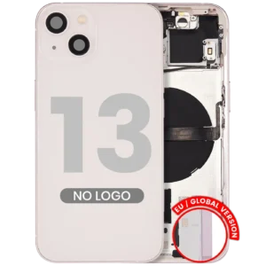 Back Housing W/ Small Parts For iPhone 13 (EU / Global Version) (Aftermarket Plus) (Pink)