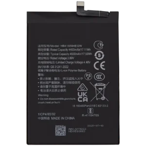 Replacement Battery For Honor X8A / X50i / 90 Lite (HB416594EGW)