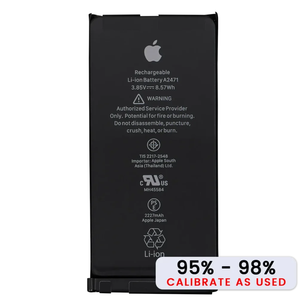 Replacement Battery for iPhone 12 Mini (Used OEM Pull: Grade B / SOH 95% to 98%)