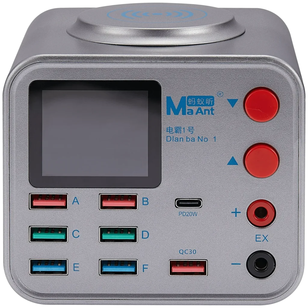 Dianba No.1 22W 8-Port Charger with Wireless Charger and Power Supply Built In (North American) (MaAnt)
