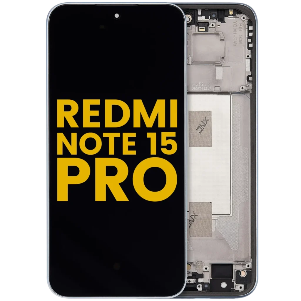 OLED Assembly With Frame For Xiaomi Redmi Note 15 Pro 5G (Refurbished) (Glacier Blue)