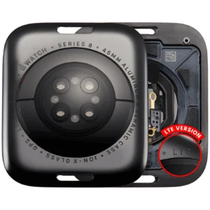Back Cover Assembly For Watch Series 8 (45mm) (LET Version) (Aluminum / Space Black)