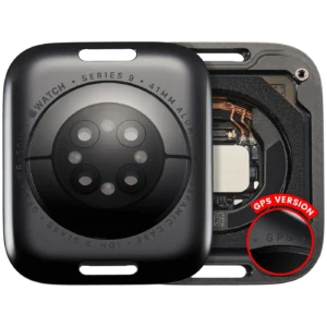 Back Cover Assembly For Watch Series 9 (41mm) (GPS Version) (Aluminum / Space Black)
