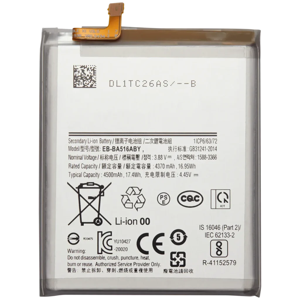 Replacement Battery For Samsung Galaxy A51 5G (A516V / 2020) (Verzion Model) (EB-BA516BY)