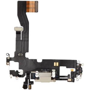 Charging Port Flex Cable For iPhone 12 (Premium) (White)