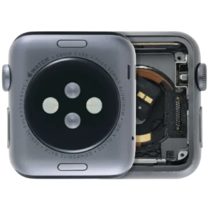 Housing Assembly Compatible For Watch Series 1 (38MM) (Used OEM Pull: Grade A) (Cellular Version) (Aluminum / Space Black)