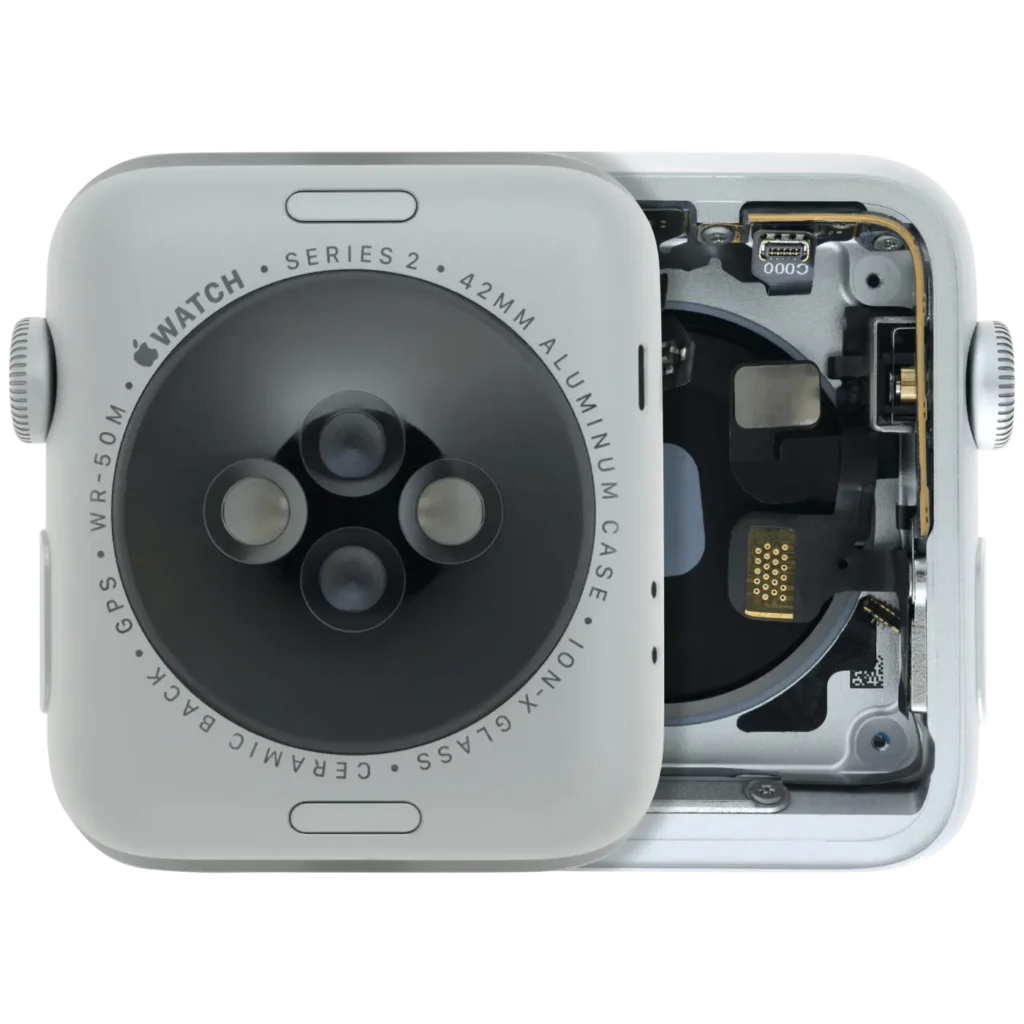 Housing Assembly Compatible For Watch Series 2 (42MM) (Used OEM Pull: Grade A) (Cellular Version) (Aluminum / Silver)