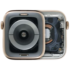 Housing Assembly Compatible For Watch Series 4 (44MM) (Used OEM Pull: Grade A) (Stainless / Gold)