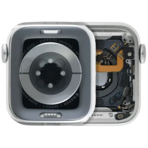 Housing Assembly Compatible For Watch Series 6 (40MM) (Used OEM Pull: Grade A) (Stainless / Silver)