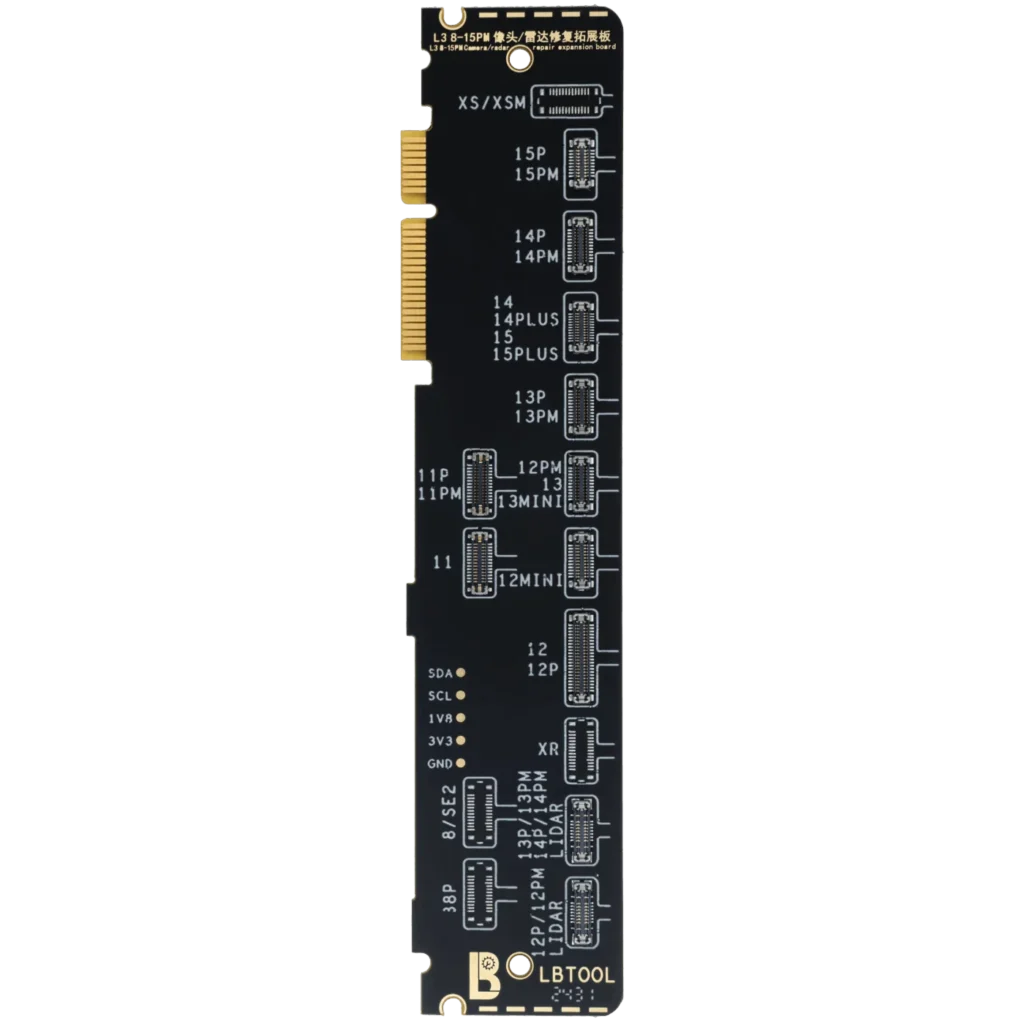 Rear Camera / Radar Read And Write Adaptor Board For iPhone 8-15 Pro Max (Does Not Include 15,16 Series Radar Interface) (LB TOOL)
