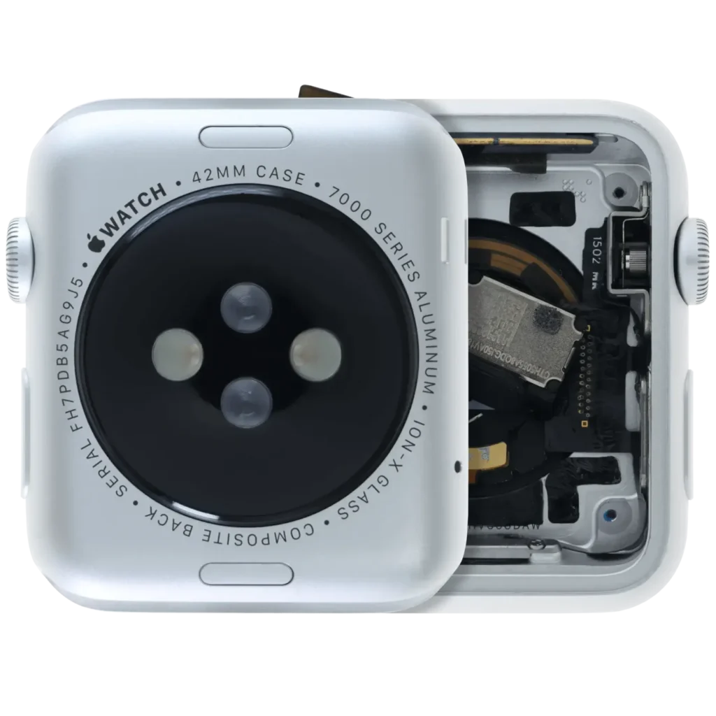 Housing Assembly Compatible For Watch Series 1 (42MM) (Used OEM Pull: Grade A) (Cellular Version) (Aluminum / Silver)